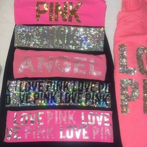 PINK Sequin VS yoga pants